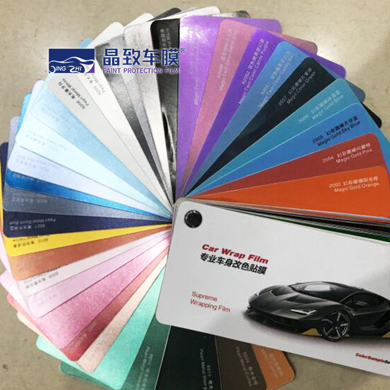 Durable Multicolor Car Wrap Sample , Moistureproof Vinyl Sample Book