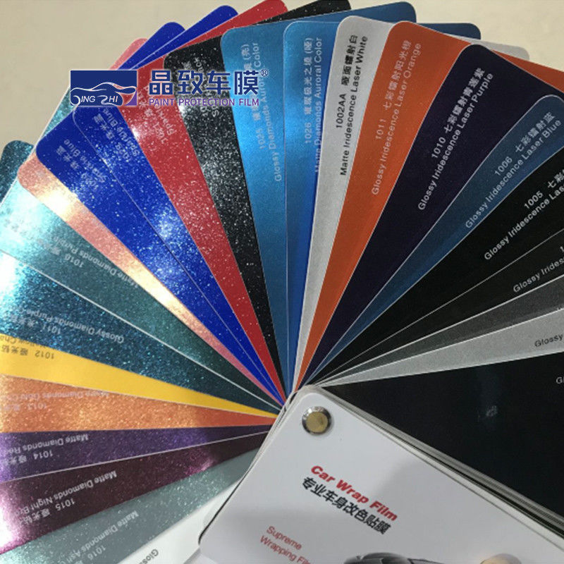 Durable Multicolor Car Wrap Sample , Moistureproof Vinyl Sample Book