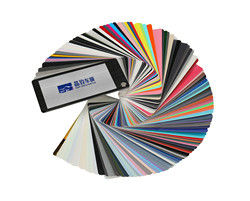 Durable Multicolor Car Wrap Sample , Moistureproof Vinyl Sample Book