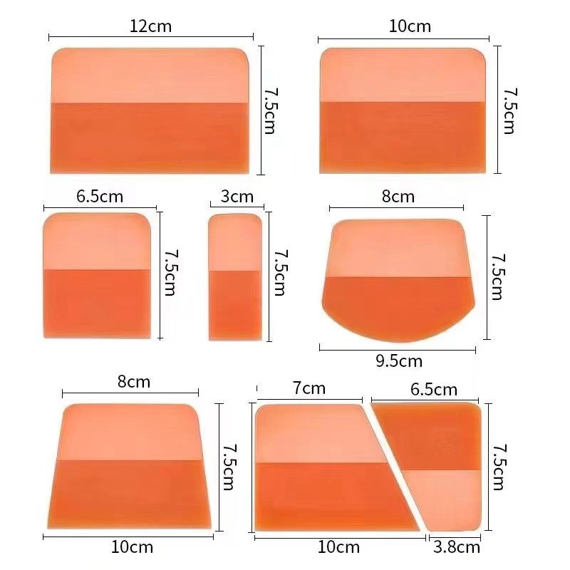 Flexible 5 In 1 Car Wrap Tool Set Squeegee Durable For PPF Clear Films