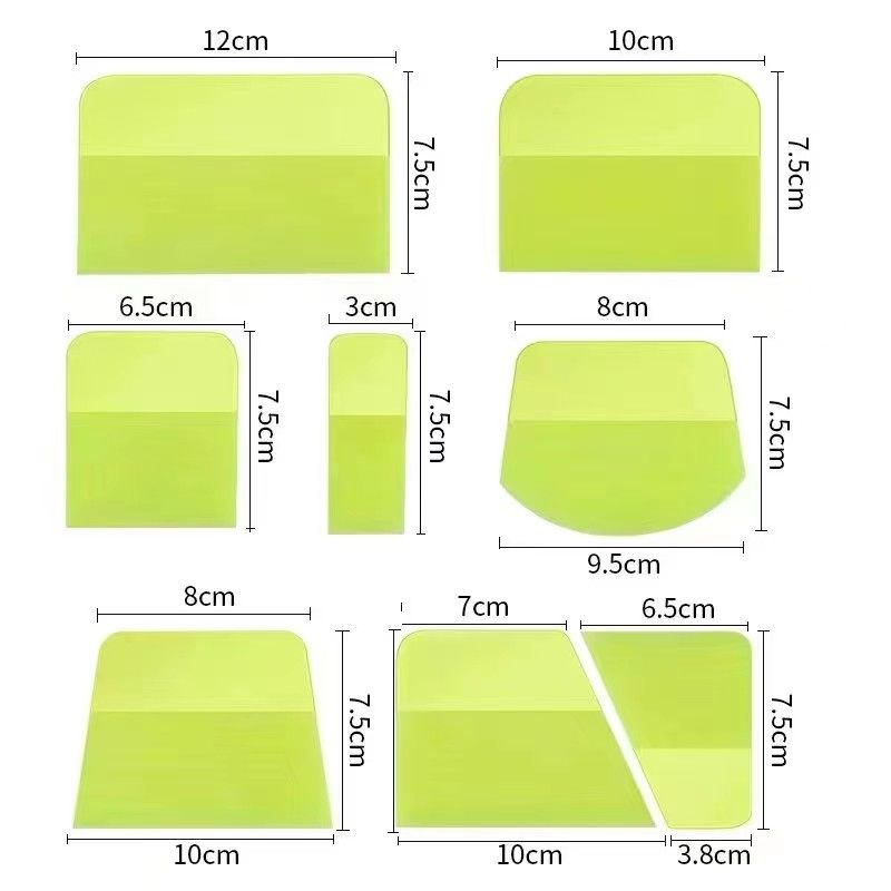 Flexible 5 In 1 Car Wrap Tool Set Squeegee Durable For PPF Clear Films