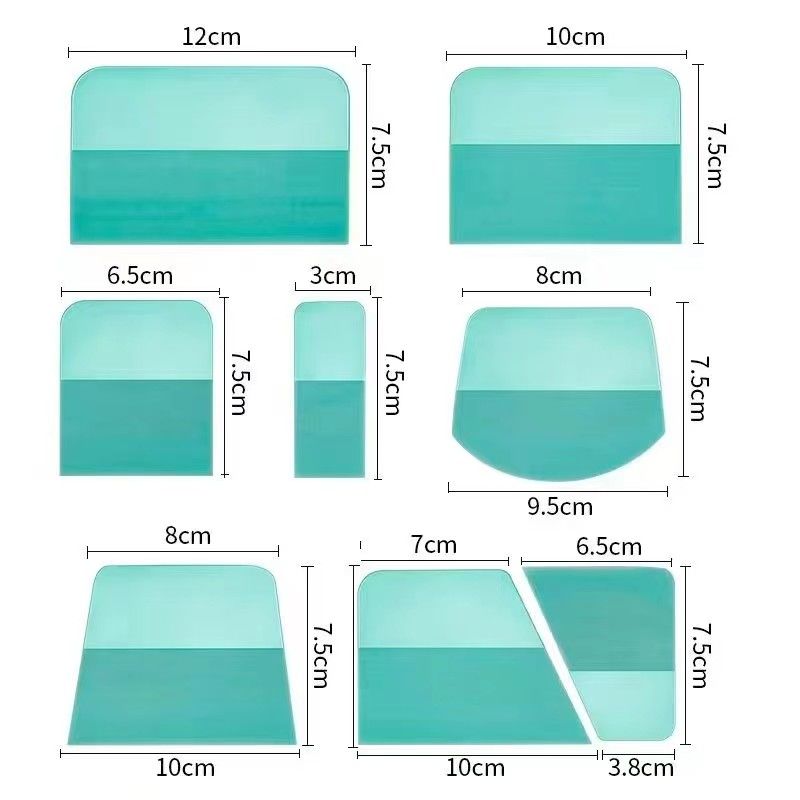 Flexible 5 In 1 Car Wrap Tool Set Squeegee Durable For PPF Clear Films